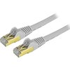 Startech.Com 3ft Cat 6a Gray Shielded STP Snagless 10Gb Ethernet Cable C6ASPAT3GR